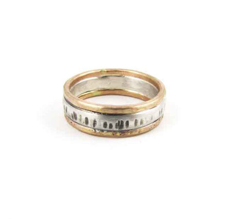 Textured Mixed Metal Band