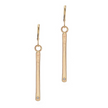 Hammered Linear Earrings