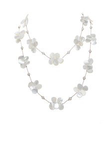 Long Mother of Pearl Necklace