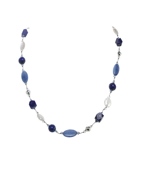 Multi-Colored Stone Necklace