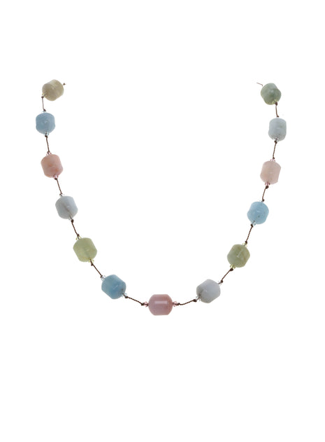 Multi-Colored Aquamarine Necklace