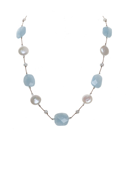The Nightly Necklace: Crown Princess Mary's Aquamarine and Pearl Choker