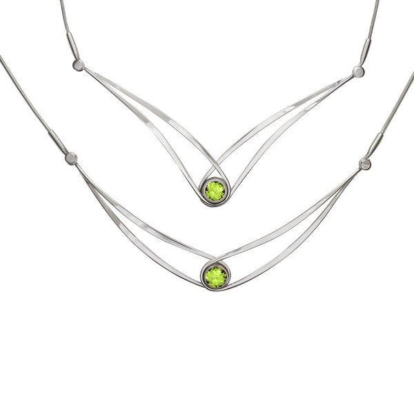 Gemstone Swing Necklace