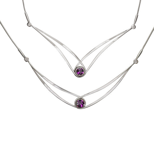 Gemstone Swing Necklace