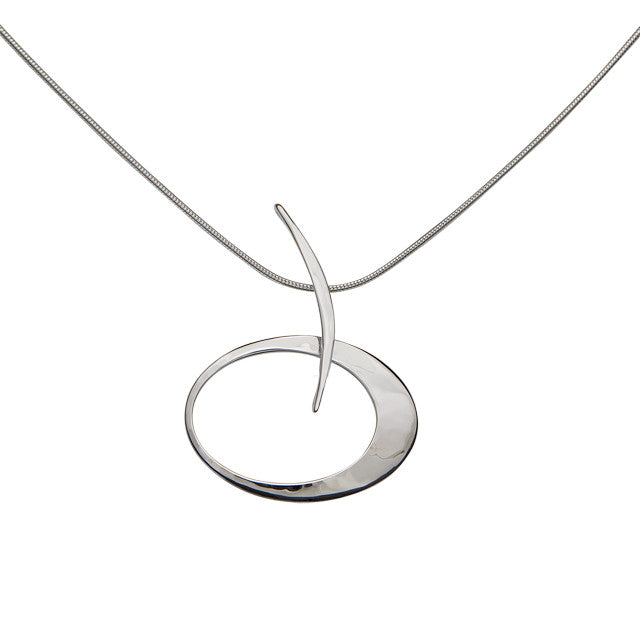 Elliptical Gemstone Elegance Necklace