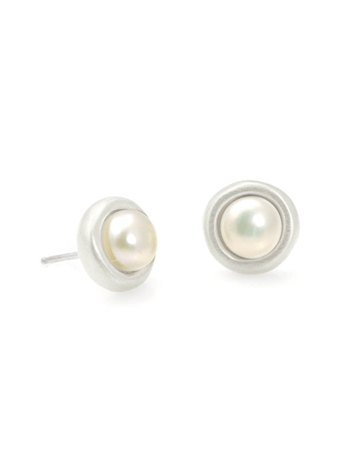 Pearl Silver Studs