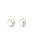 Thick Silver Hoops
