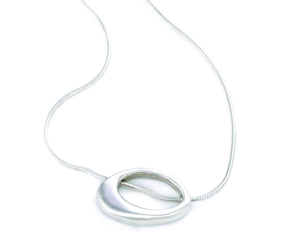 Asymmetrical Oval Necklace