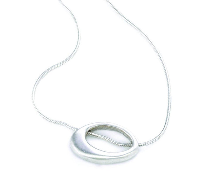 Asymmetrical Oval Necklace