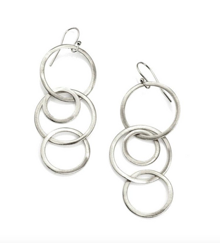 Silver Links Earrings