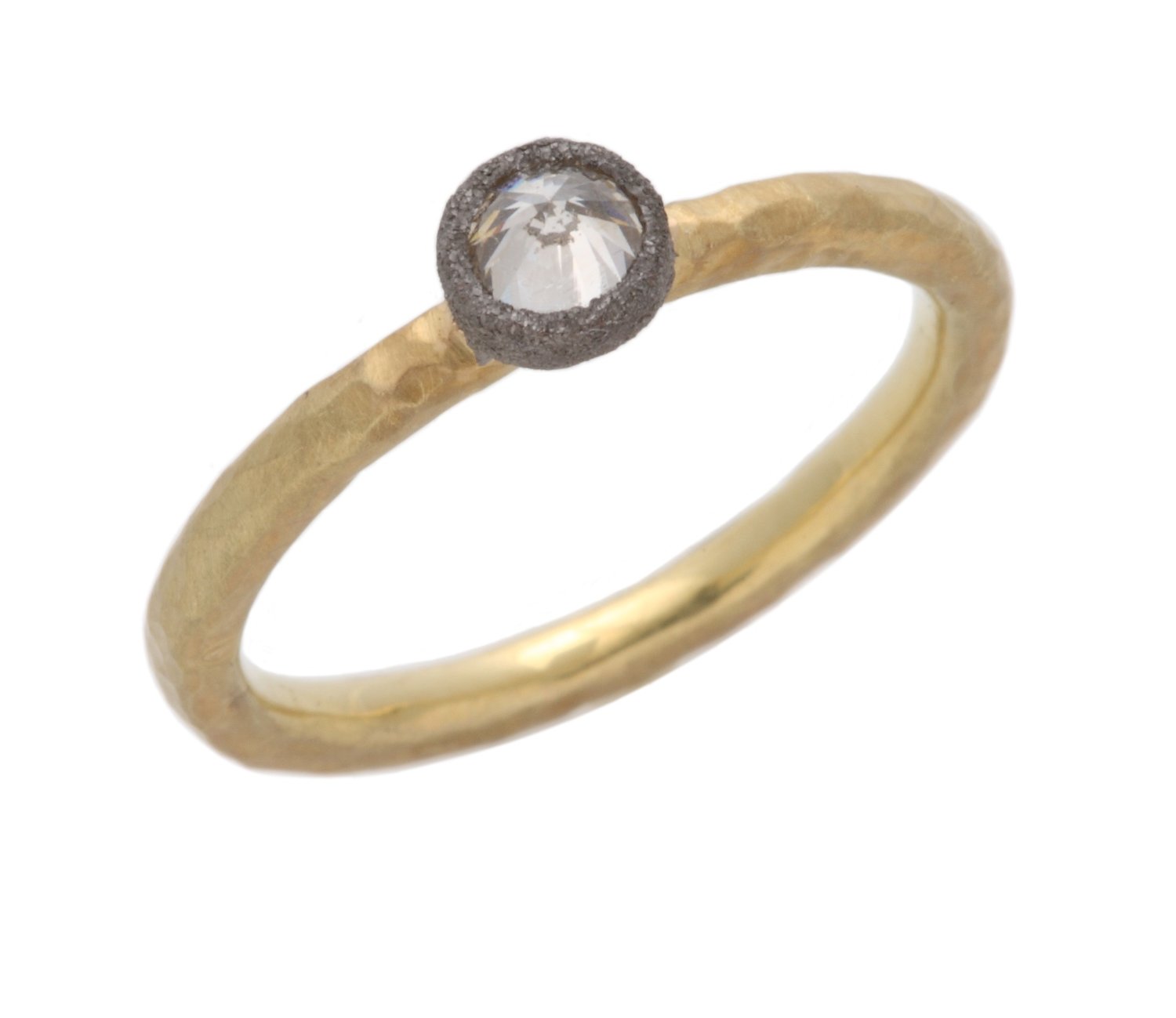 Single Inverted Diamond Ring