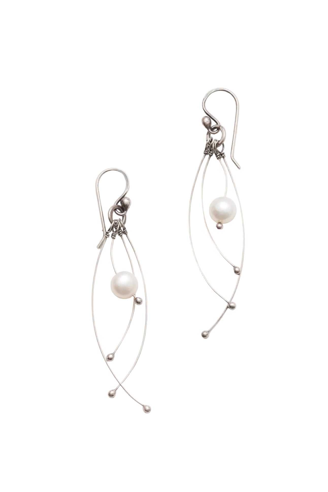 Tickle Earrings with Gemstones
