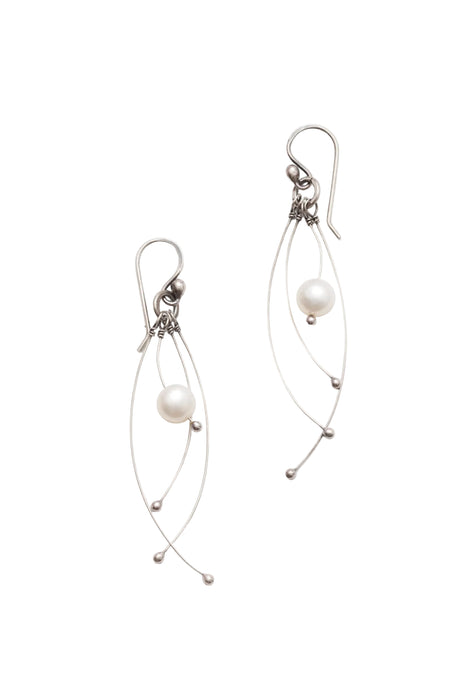 Tickle Earrings with Gemstones