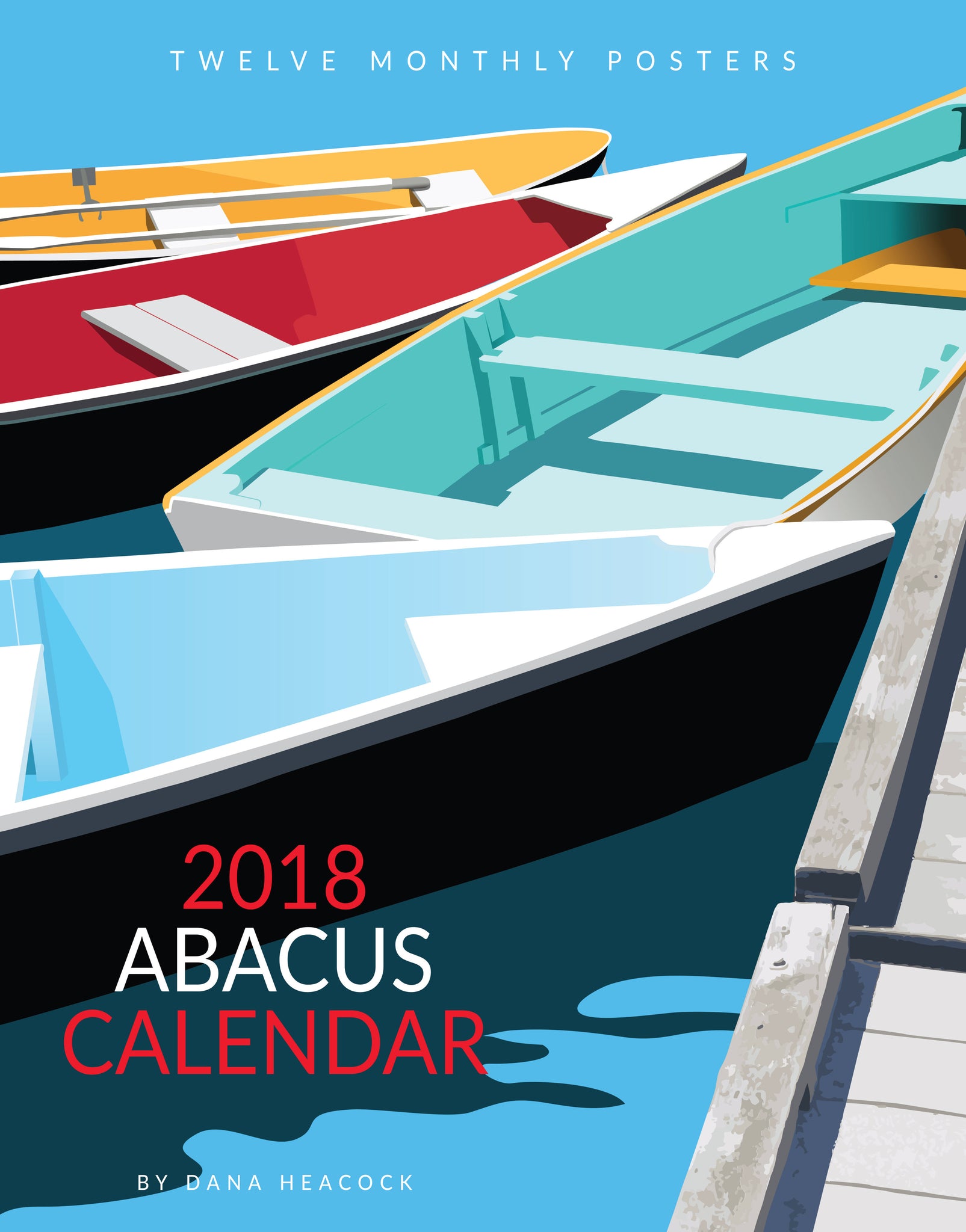 2018 11x14 Wall Poster Calendar Abacus Gallery