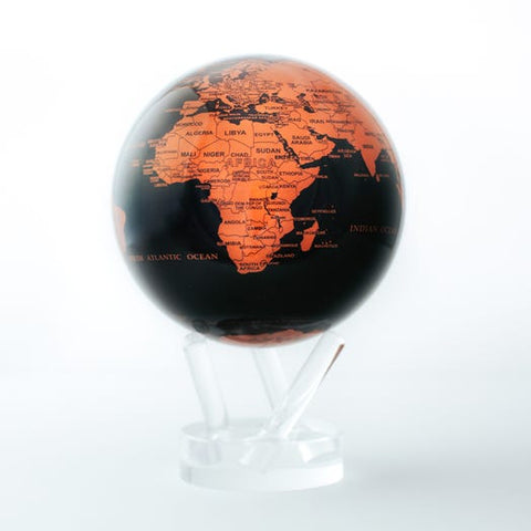 Copper and Black Globe